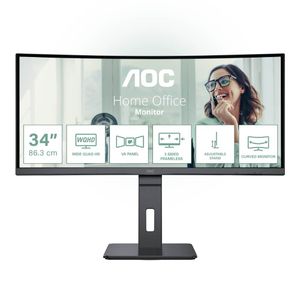 Monitor AOC CU34P3CV 34"/VA,21:9,zakrivljen/3440x1440/100Hz/1ms MPRT/HDMI,DP,USB/visina/VESA/crna