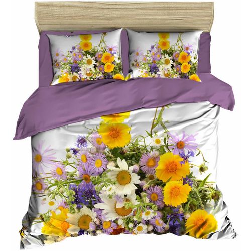 151 Lilac
Yellow
White Double Quilt Cover Set slika 1