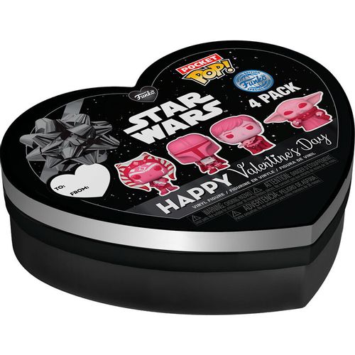 Metal box 4 Pocket POP Star Wars The Mandalorian Valentines slika 1