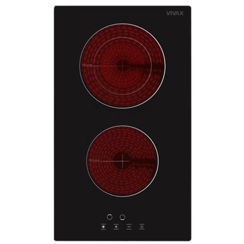 Vivax BH-02TVC Staklokeramička ploča za kuvanje, Širina 30 cm, Crna boja slika 3