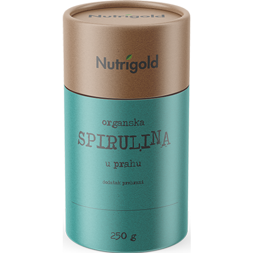 Nutrigold Spirulina prah - Organski 250g  slika 1