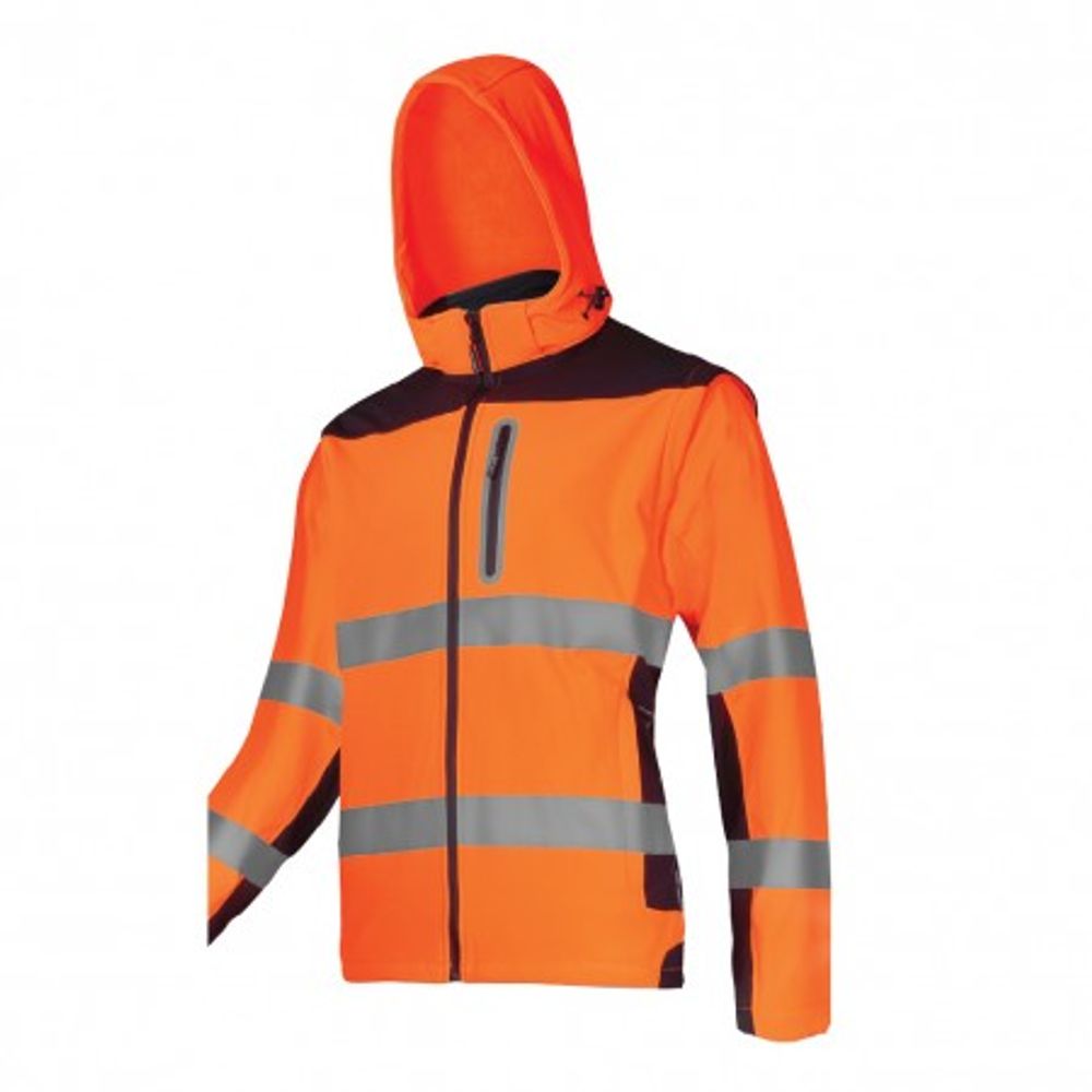 JAKNA SOFTSHELL ODSEVNA NARANČ L  L4092203 slika 1