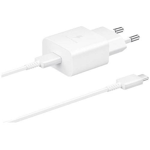 Samsung punjač 15W Type-C + kabel Type-C ( EP-T1510 ) bela slika 1