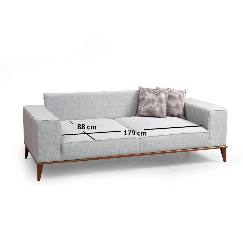 Montana 3-Sjedalni Sivi Sofa-Krevet slika 4