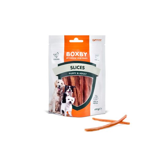 Boxby Poslastica za pse Puppy & Adult File, 100 g slika 1