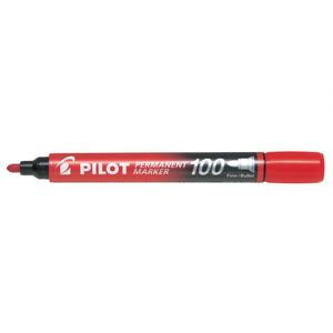 MARKER PILOT PERMANENT 100 OKRUGLI VRH CRVENI