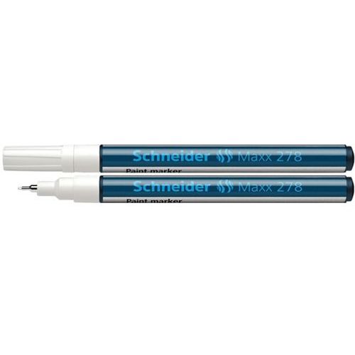 Flomaster Schneider, Paint marker Maxx 278, 0,8 mm, bijeli slika 2