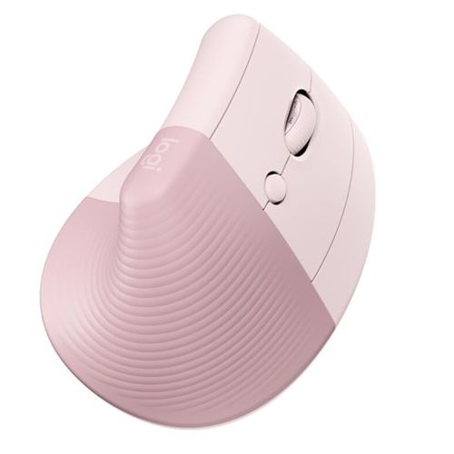 LOGITECH Lift Vertical Ergonomic Wireless miš roze slika 1