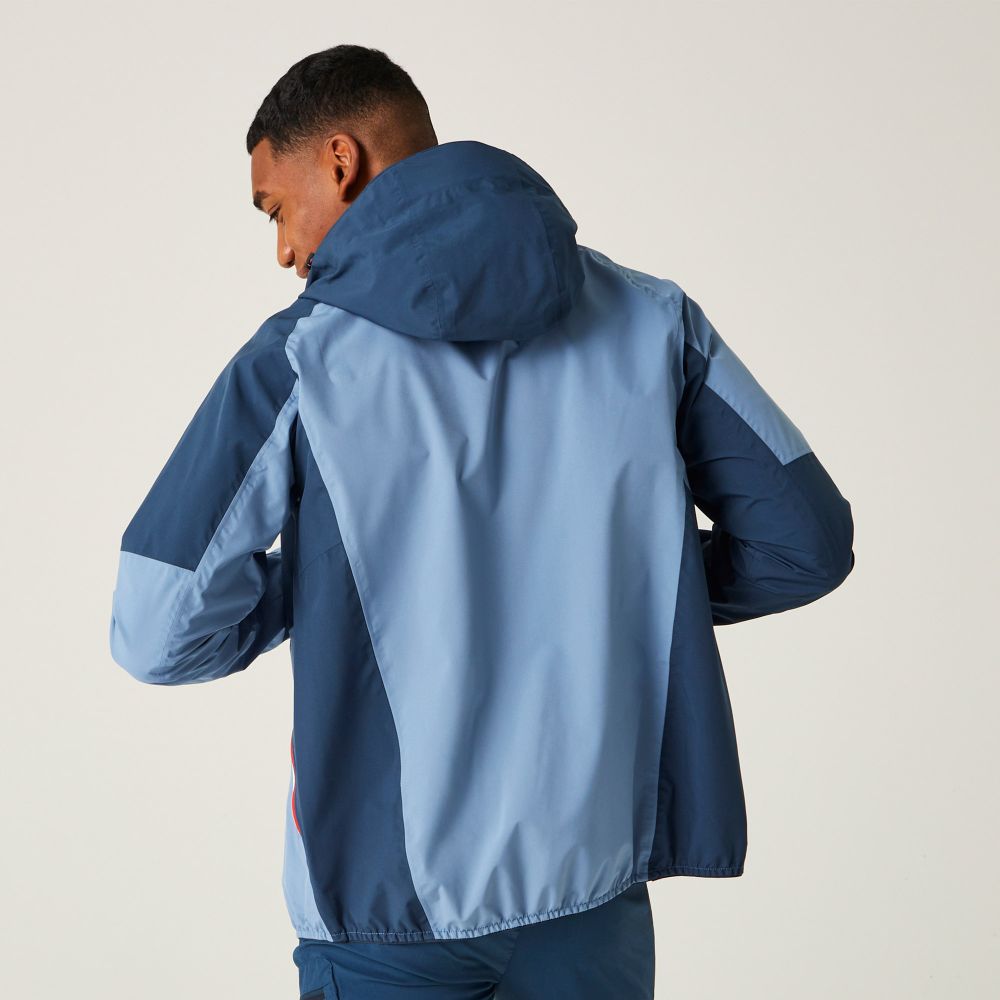 Regatta Muška jakna Deserto II Waterproof Corporate Blue/Moonlight slika 6