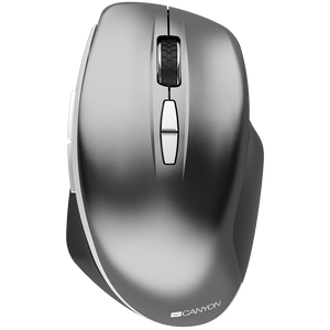 CANYON Canyon 2.4 GHz Wireless mouse,with 7 buttons, DPI 800/1200/1600, Battery:AAA*2pcs,Dark gray72*117*41mm 0.075kg