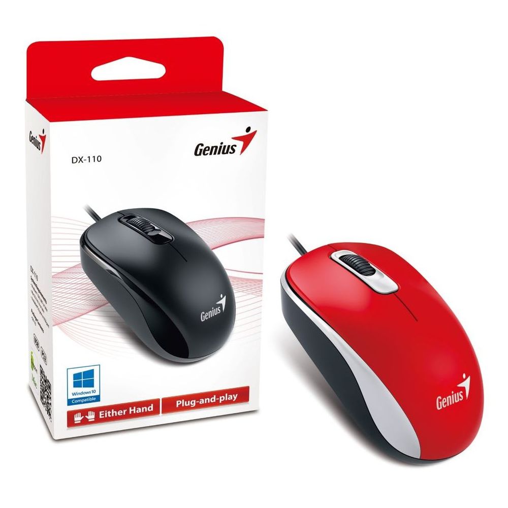 Miš Genius DX-110 USB crveni slika 3