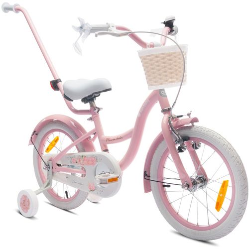 Dječji bicikl guralica Flower 16" rozi slika 2