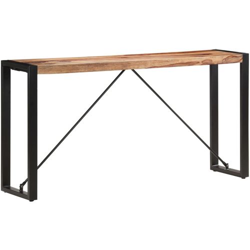 Konzolni stol 150 x 35 x 76 cm od masivnog drva šišama slika 20
