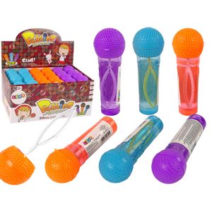 Mikrofon s mjehurićima od sapunice - 3 boje, 40 ml