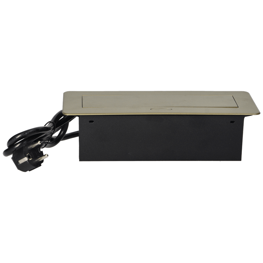 Orno Produžni kabel sa 2 x Schuko utičnice + 2 x USB, ugradbena - OR-AE-13126(GS)/BR slika 6