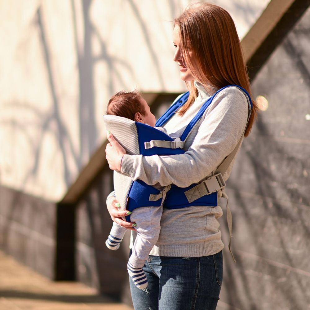 Lorelli Nosiljka za bebe Discovery, Dark Blue & Grey slika 4