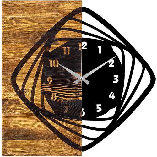 Wallity Ukrasni drveni zidni sat, Wooden Clock 4 slika 5