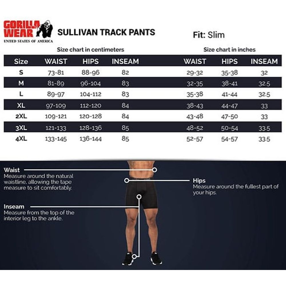 Gorilla Wear SULLIVAN Trenerka donji dio, Siva slika 5