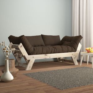 Dvosjed sofa CPT8123-210 - boje: Prirodna, Smeđa