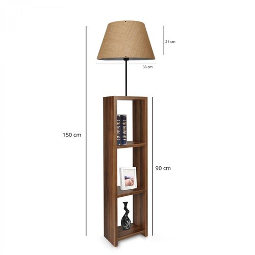 AYD-3148 Cream Wooden Floor Lamp slika 3