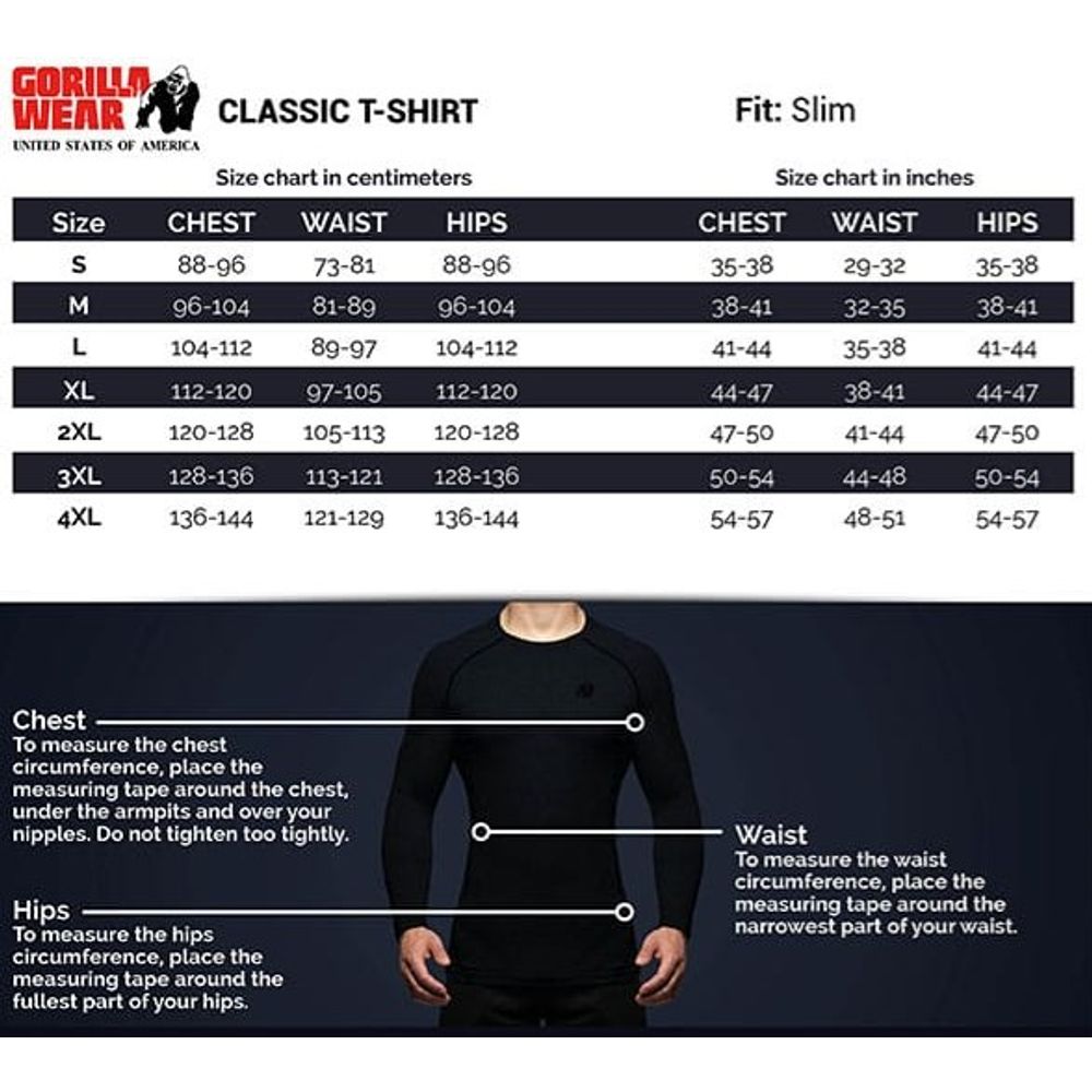 Gorilla Wear CLASSIC Majica za trening, Siva slika 7