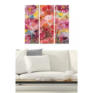 Dekorativna MDF Slika u Više Boja (Set od 3 Komada) - MDF161623715