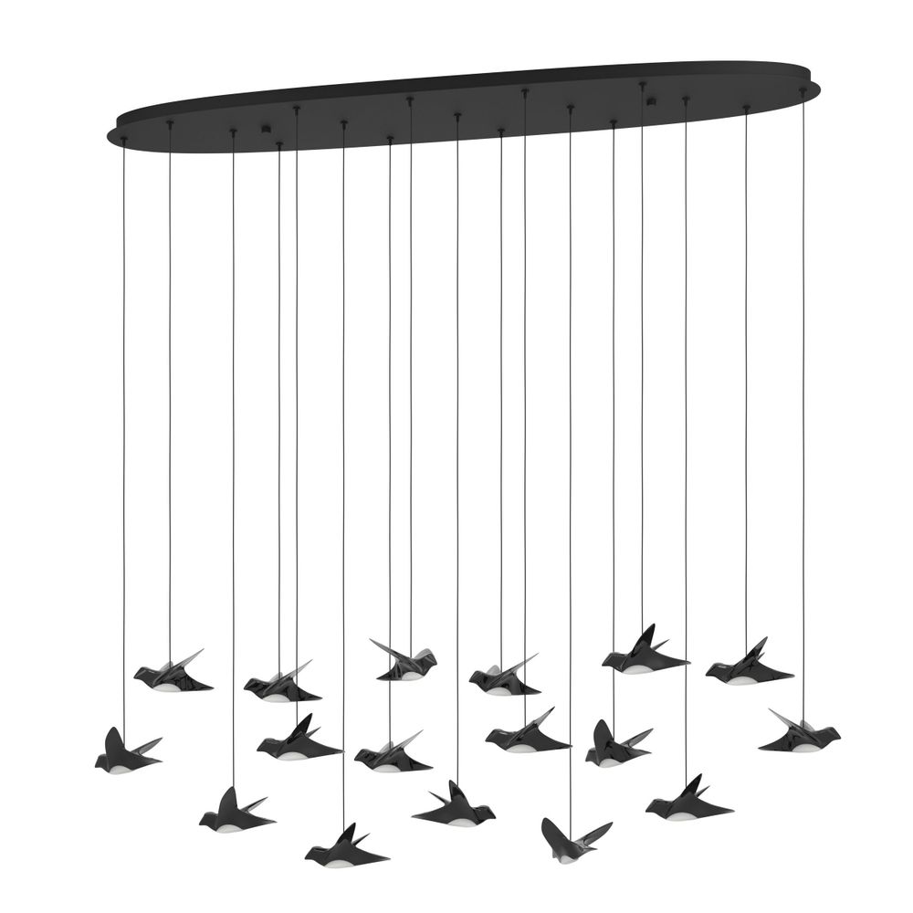 PARATEBUENO LED Luster - Crni slika 1