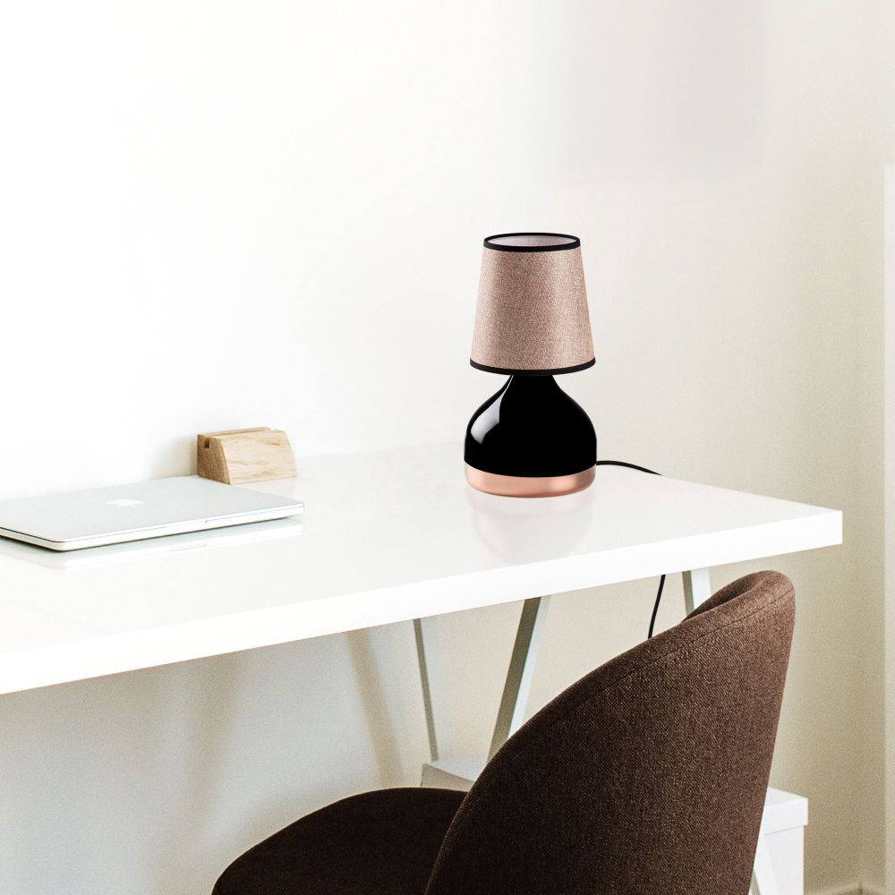 Yıldo - 8032 Crna i Svijetlosmeđa Stolna Lampa slika 3
