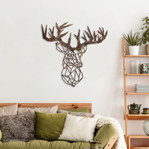 Wallity Metalna zidna dekoracija Rusty Deer 2 slika 2