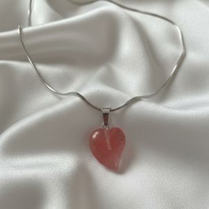 Poludrago kamenje Ogrlica - Cherry Quartz