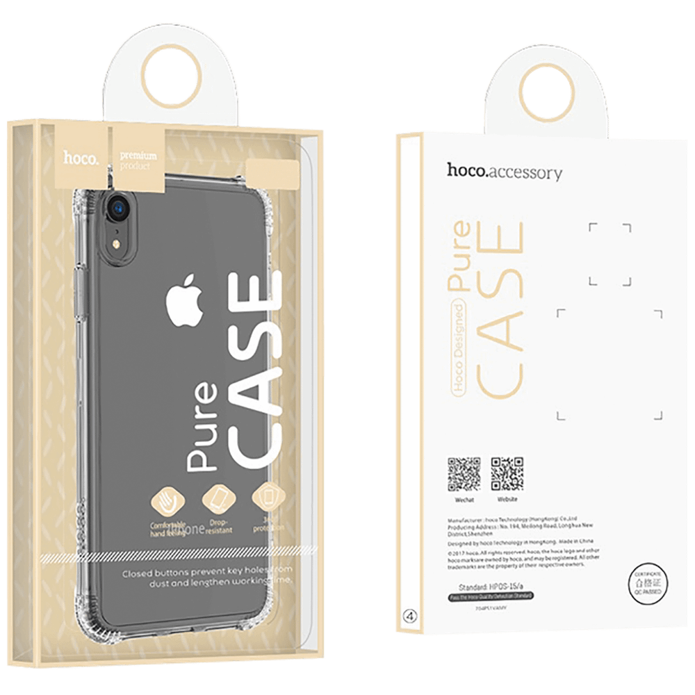 hoco. Navlaka za iPhone XR, transparent - Armor series Case iPhone XR slika 2