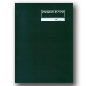 II-136/B URUDŽBENI ZAPISNIK; Knjiga 400 stranica, 25 x 35 cm