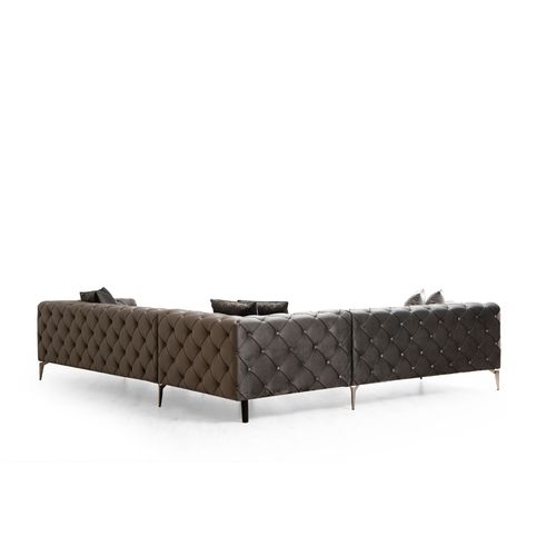 Atelier Del Sofa Kutna garnitura, Antracit, Como Right -Anthracite slika 5