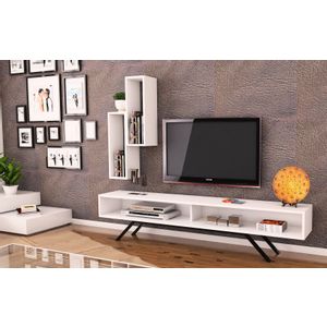 Ece - White White TV Stand