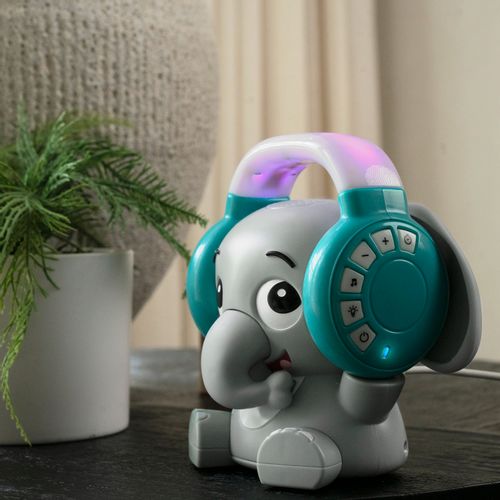 Kids II Bright Starts Gracka Noćno Svetlo  Elephant 12395 - Bluetooth 6-36M slika 3