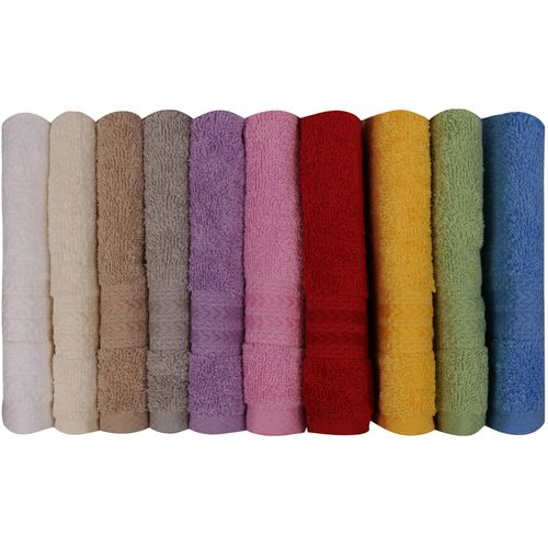 Rainbow Green
Blue
Yellow
Grey
Red
Pink
Lilac
White
Cream
Brown Wash Towel Set (10 Pieces) slika 3