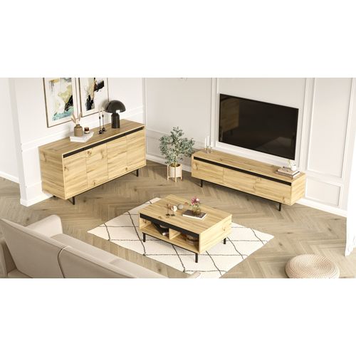 Hanah Home LV34-KL Oak
Black Living Room Furniture Set slika 3