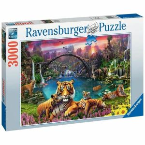 Puzzle Ravensburger Tigers in the lagoon 3000 Dijelovi