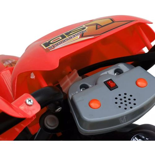 Dječji električni crveni motocikl slika 9