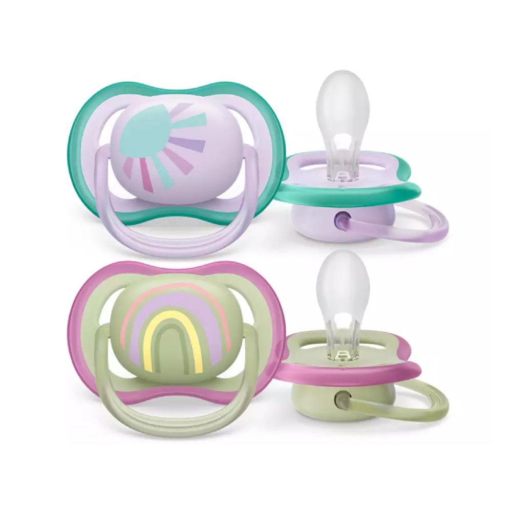 Philips Avent Duda varalica Ultra Air 0-6mj Girl, 2kom slika 1