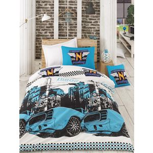 Bolide - Turquoise Turquoise
White
Black Ranforce Double Quilt Cover Set