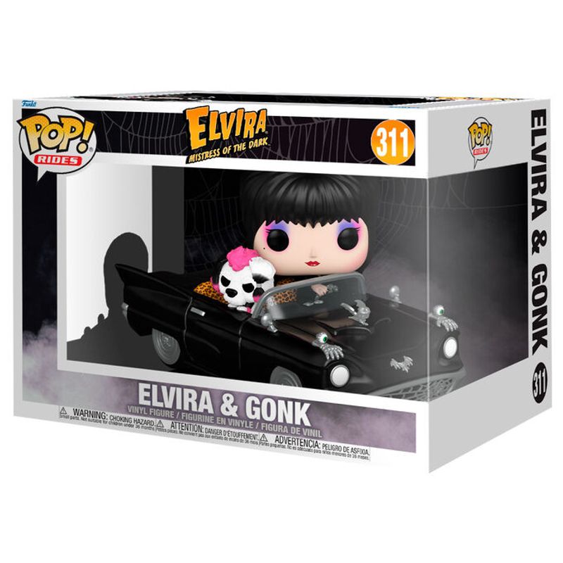 FUNKO POP figura Rides Deluxe Elvira Mistress of the Dark Elvira & Gonk image