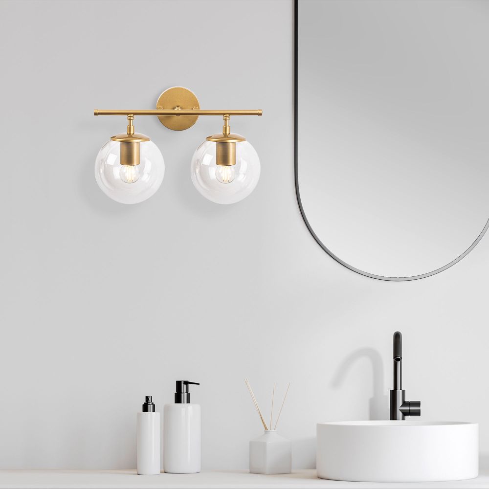 Zidna Lampa Roe - 10730 Shiny Gold slika 1