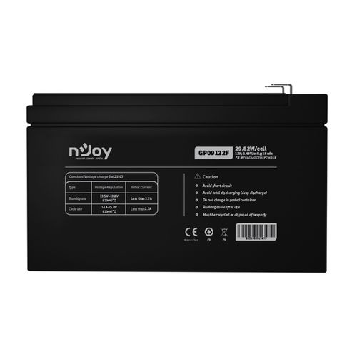 NJOY GP09122F baterija za UPS 12V 9Ah (BTVACIUOCTO2FCW01B) slika 3