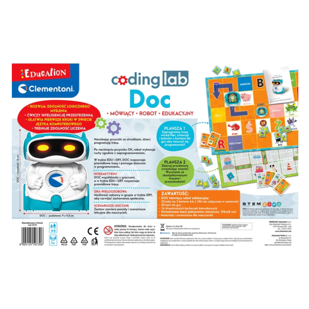 DOC Edukativni robot za djecu poljski jezik Clementoni 50730 slika 5