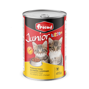 Friend Junior Kitten hrana za mačke u konzervi Piletina 415g