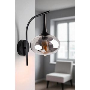 Opviq Zidna lampa 816, siva, crna