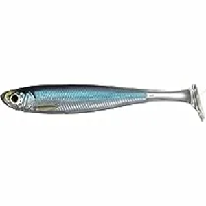 LiveTarget silikonska varalica Slow-Roll Shiner (Paddletail) Silver Blue 125mm 3kom (SRS125SK201)