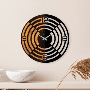 Wallity Ukrasni drveni zidni sat, Wooden Clock - 60