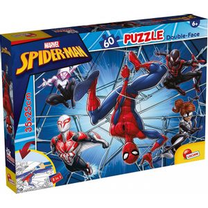 Slagalica Lisciani 60Pcs Marvel Spiderman 2U1 Slozi I Oboji 99634